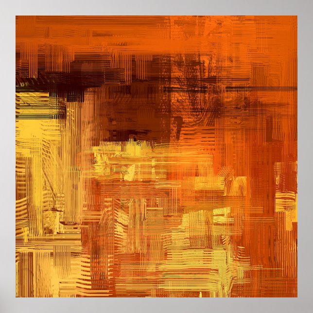 Póster Textura abstracta. 2.º ilustracion. Mano expresiva (Frente)