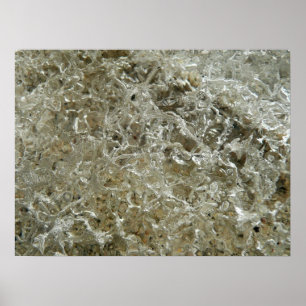 Póster Textura abstracta de hielo glacial