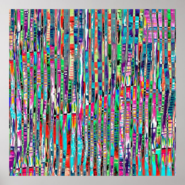 Póster Textura abstracta repetir patrón moderno abstracto (Frente)