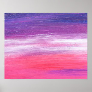 PÓSTER TEXTURA ABSTRACTA ROSA PURPURA VIBRANTE