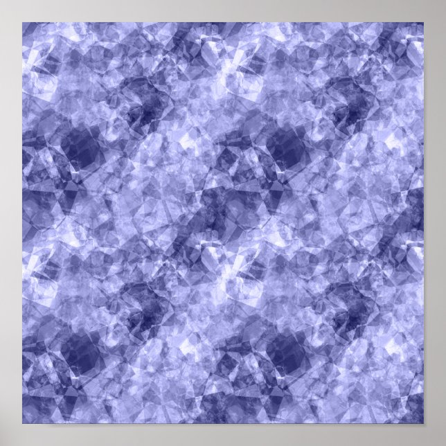 Póster Textura arrugada azul oscuro (Frente)