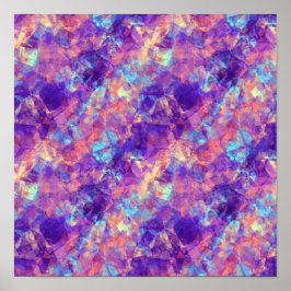 Póster Textura Arrugada Violeta