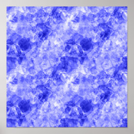 Póster Textura Azul Arrugada