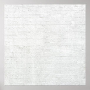 Póster Textura blanca del fondo de los ladrillos de la