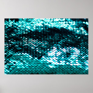 Póster Textura brillante de secuencia verde oscuro