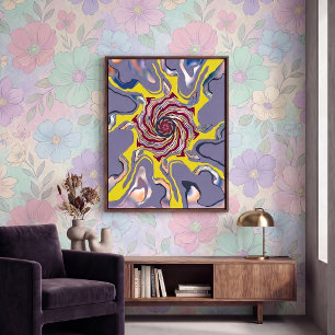 PÓSTER TEXTURA CONTEMPORÁNEA MÍNIMA ABSTRACTA Y CHIC