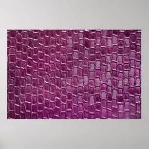 Póster Textura de cuero púrpura