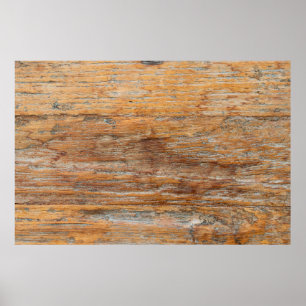Póster Textura de detalle abstracta de la vieja madera he