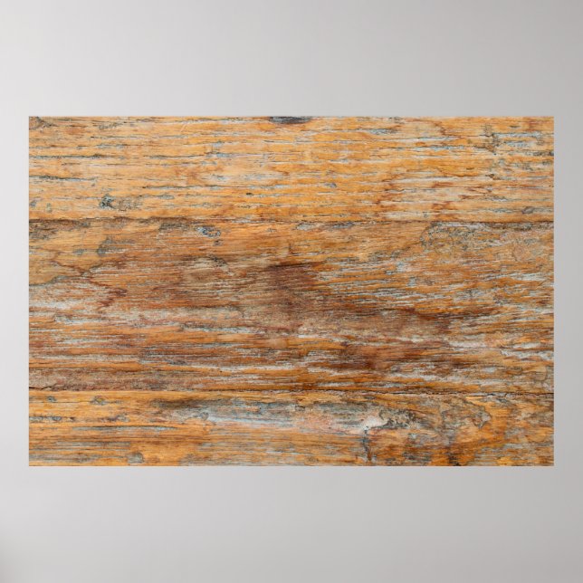 Póster Textura de detalle abstracta de la vieja madera he (Frente)