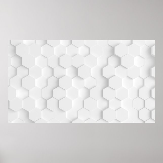 Póster Textura de fondo blanco. 3d ilustracion, 3d ing. (Frente)
