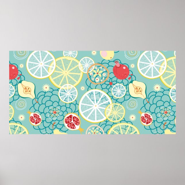 Póster Textura de fruta (Frente)