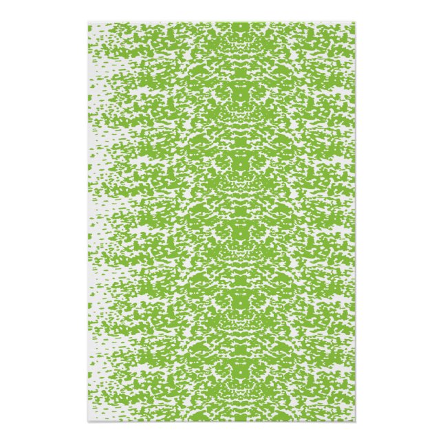 Póster Textura de Grunge Verde Lima (Anverso)