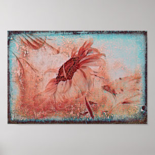 Póster Textura de la antigüedad de la época de la Sepia V