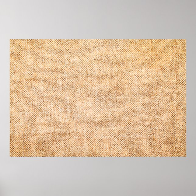 Póster Textura de lienzo (Frente)
