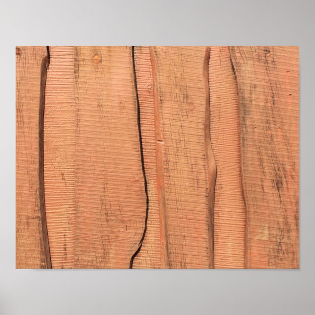 Póster Textura de madera (Frente)