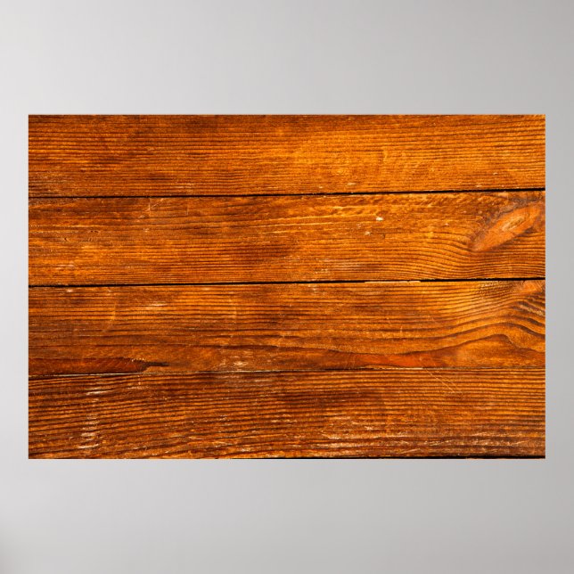 Póster Textura de madera oscura. Textura marrón de madera (Frente)