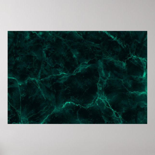 Póster Textura de mármol verde oscuro (Frente)