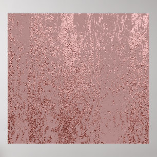 Póster Textura de oro metálico, cuarzo rosa.