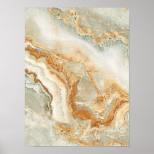 Póster Textura de piedra marrón y beige