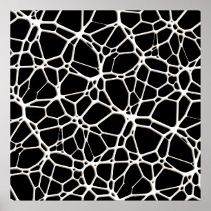 Póster Textura de red blanca + tu fondo e ideas