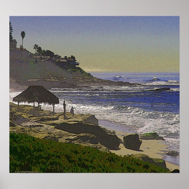 Póster Textura de Windansea (Frente)