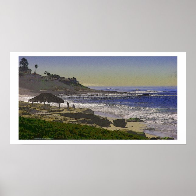 Póster Textura de Windansea (Frente)