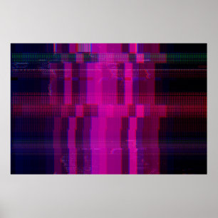 Póster Textura del destello de pantalla de prueba