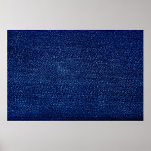 Póster Textura del fondo de tela de jeans denim