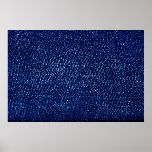 Póster Textura del fondo de tela de jeans denim (Frente)