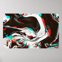Textura distorsionada y rayada del surf con tinta 
