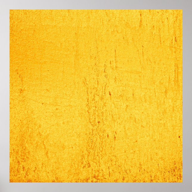 Póster Textura dorada de fondo amarillo (Frente)