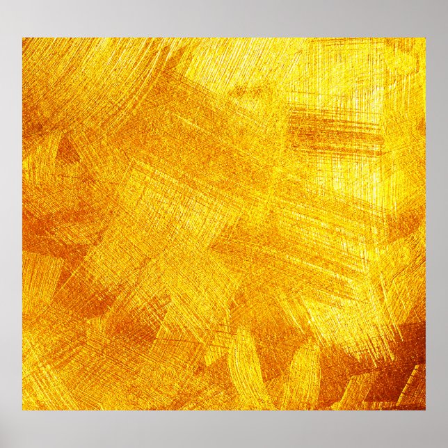 Póster Textura dorada de lujo, fondo abstracto. (Frente)