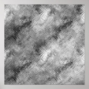 Póster Textura garabateada gris de hematita
