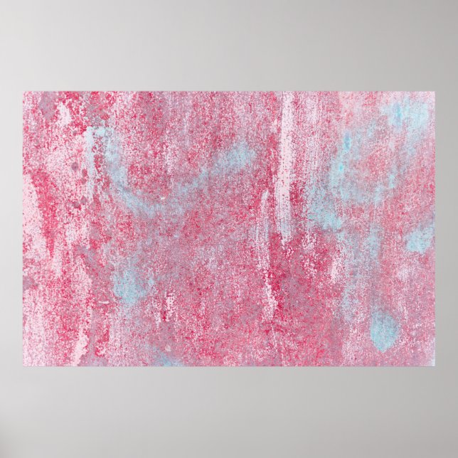 Póster textura metalizado con arañazos y grietas abstract (Frente)