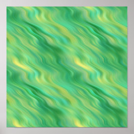 Póster Textura ondulada verde pino