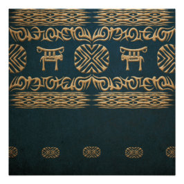 Póster Textura tribal de etnia africana.