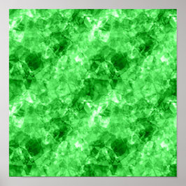 Póster Textura Verde Arrugada