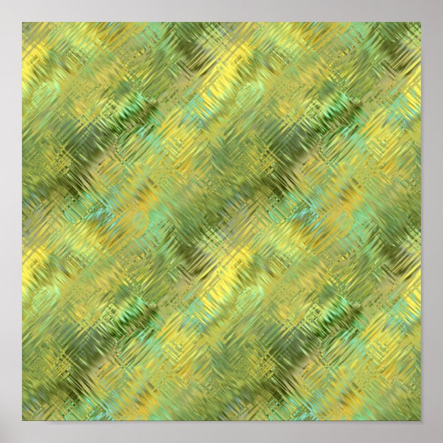 Póster Textura Vidriosa Amarillo Citrino (Frente)