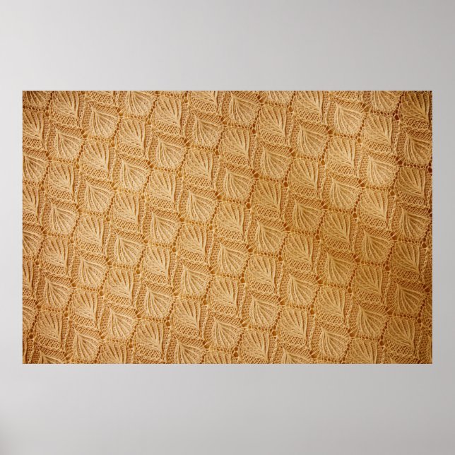 Póster texturas de tela de encaje (Frente)