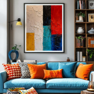 Póster Texturas Intensas