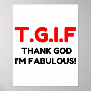 PÓSTER TGIF FABULOSO