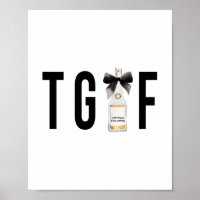 TGIF (Gracias a Dios es viernes) Botella de champá