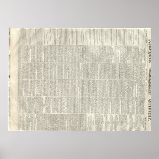 Póster Thaddeus Stevens muere, New York Tribune 8/14/1868