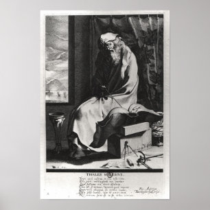 Póster Thales de Miletus