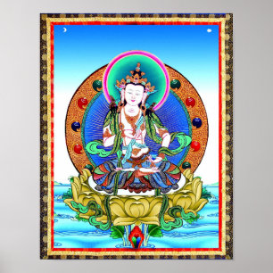 Póster Thangka Vajrasattva Tattoo Mandala