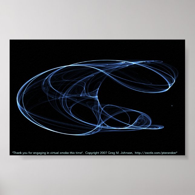 Póster Thank you for engaging in virtual smoke this time (Frente)