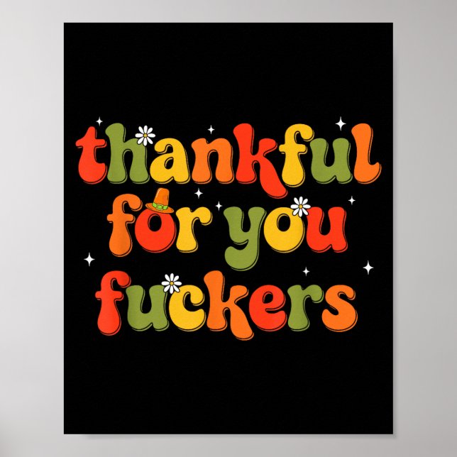 Póster Thankful For You Forers  (Frente)
