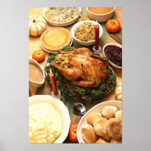 Póster Thanksgiving Feast
