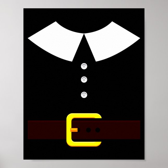 Póster Thanksgiving Lgrim Shirt - New World Lgrim Costume (Frente)