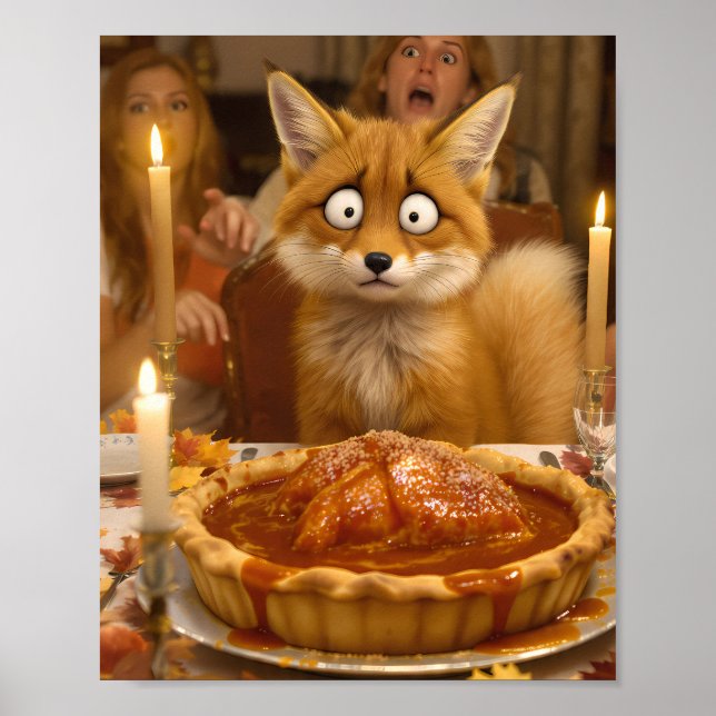 Póster Thanksgiving Mishap: Flicker's Epic Turkey Swap (Frente)